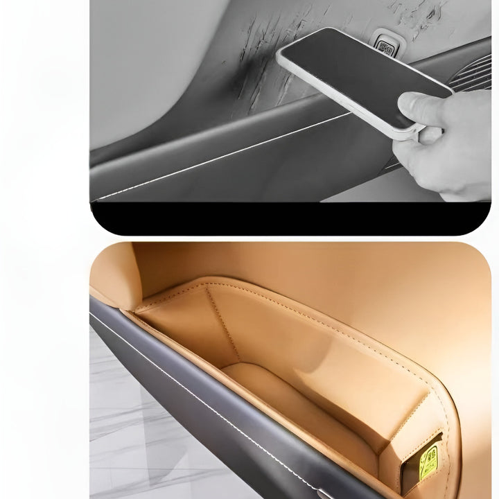 XPENG GX Car Door  Storage Box ( 4 pieces ) Before and After Installation