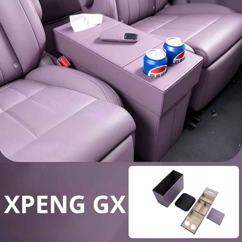 XPENG GX Second Row Aisle Organizer Purple Forest Mist 