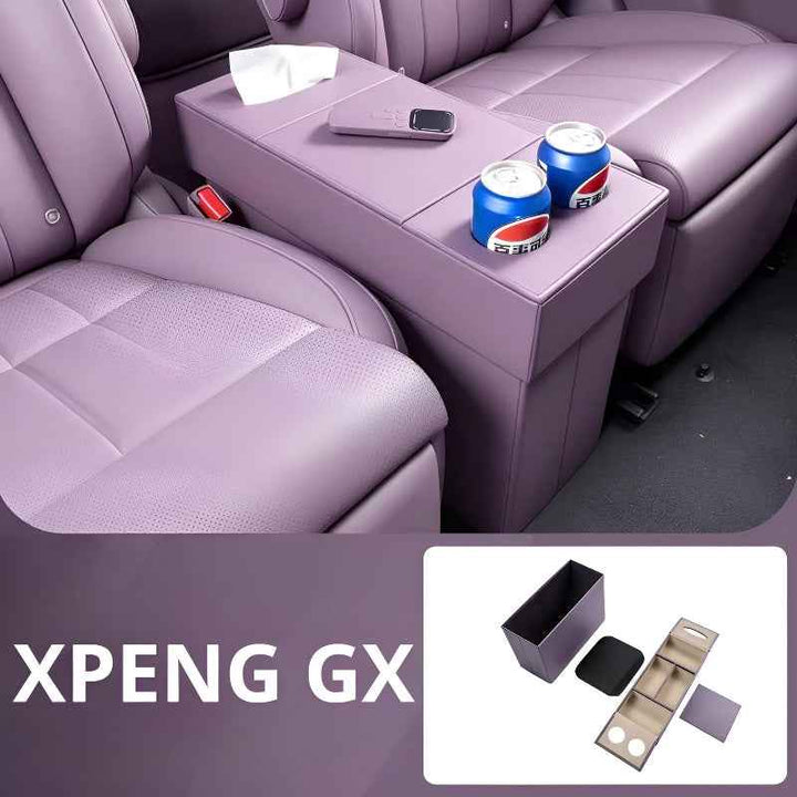 XPENG GX Second Row Aisle Organizer Purple Forest Mist 
