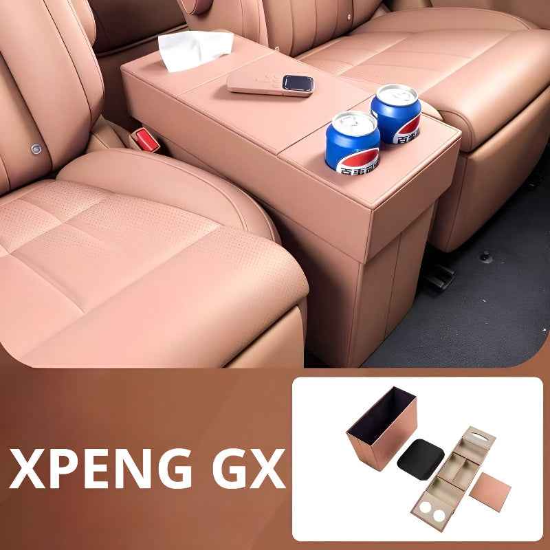 XPENG GX Second Row Aisle Organizer Platinum Brown