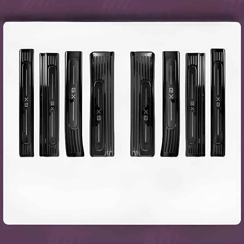 XPENG GX Door Sill Protection Strips - 8 PCS Front & Rear Set Black Titanium