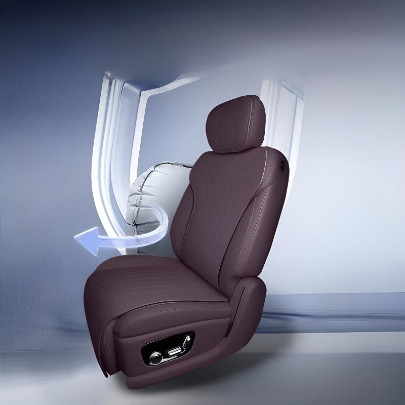 XPENG GX Vegan Leather Seat Cushion Does not Affect Airbag Deployment