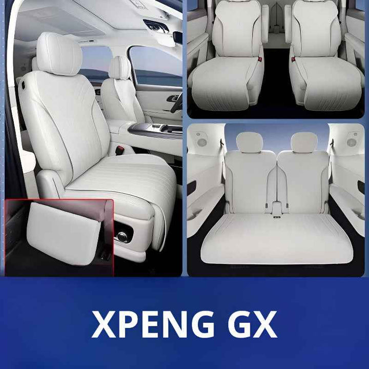 XPENG GX Vegan Leather Seat Cushion Dawn White