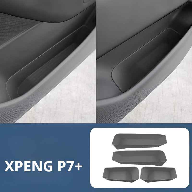Car Door Storage Box for XPENG P7+ Space Gray
