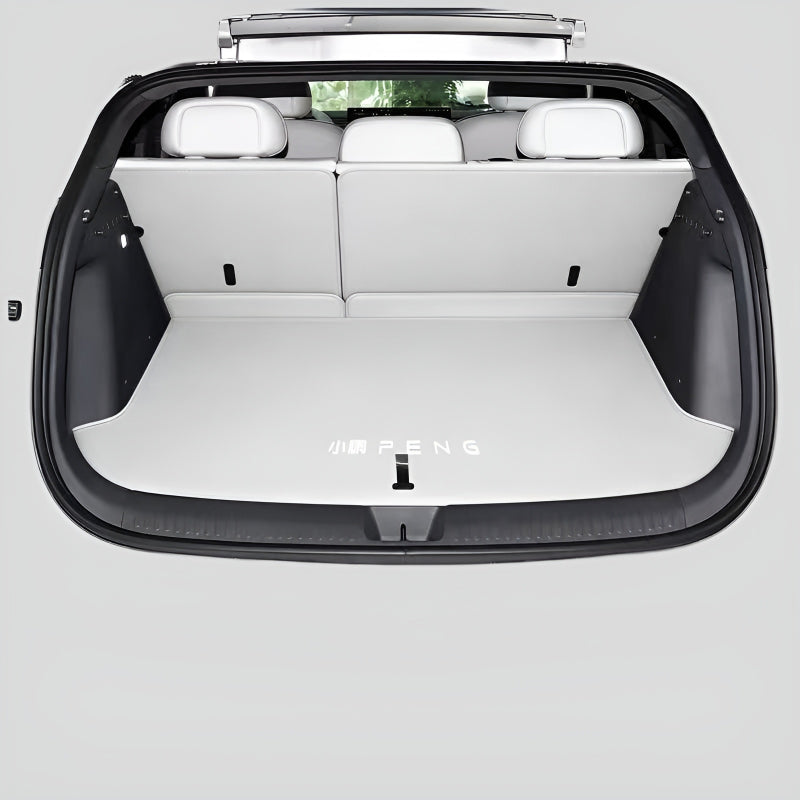 Premium Custom Trunk Mat for XPENG L03 Semi-enclosed Bright Moon White