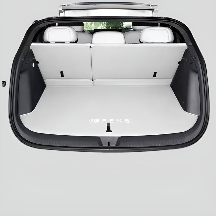 Premium Custom Trunk Mat for XPENG L03 Semi-enclosed Bright Moon White
