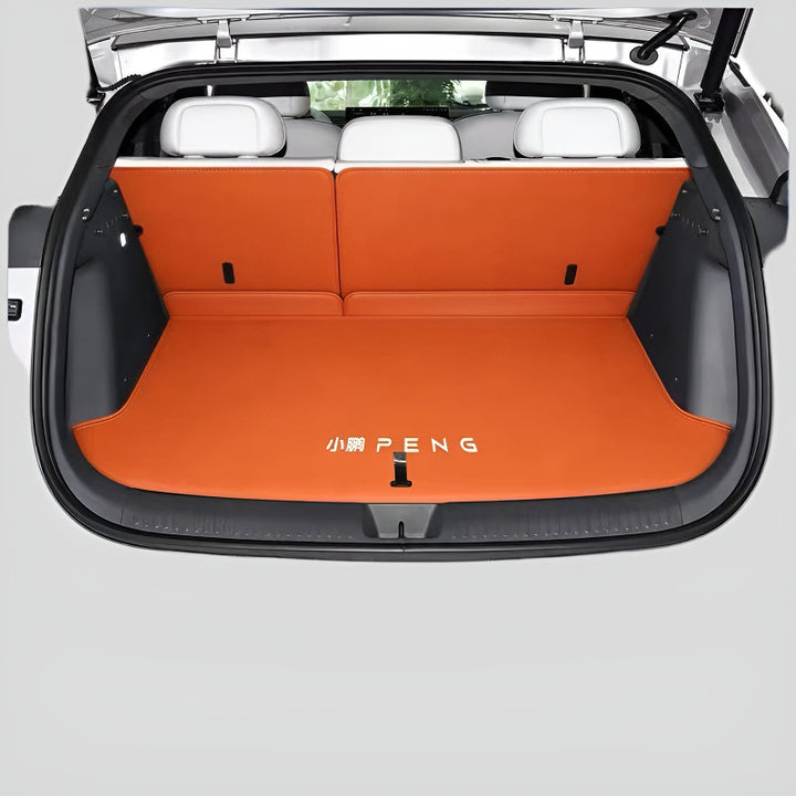 Premium Custom Trunk Mat for XPENG L03 Semi-enclosed Jelly Orange