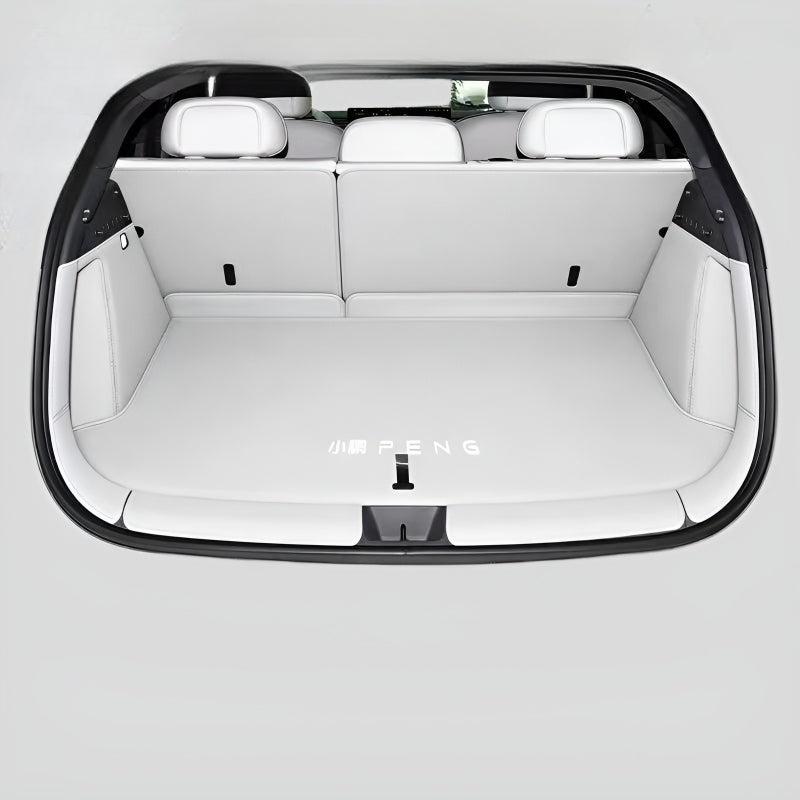 Premium Custom Trunk Mat for XPENG L03 Full enclosure Bright Moon White