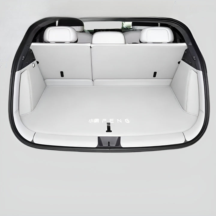 Premium Custom Trunk Mat for XPENG L03 Full enclosure Bright Moon White