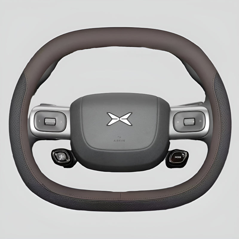 Steering Wheel Cover for XPENG L03 Dark Brown