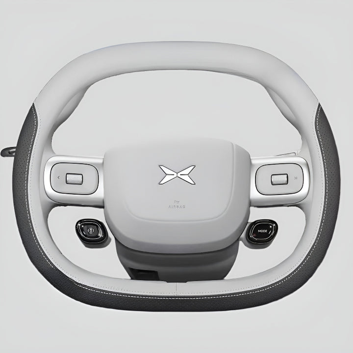  Steering Wheel Cover for XPENG L03 Black➕Charcoal Gray