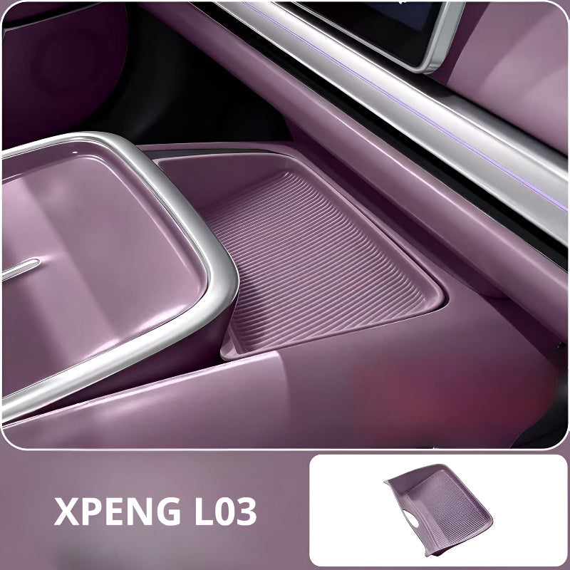 XPENG L03 Center Console Mid-Layer Silicone Pad Viola Purple