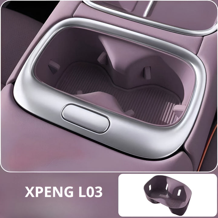 XPENG L03 Center Console Cup Holder Viola Purple