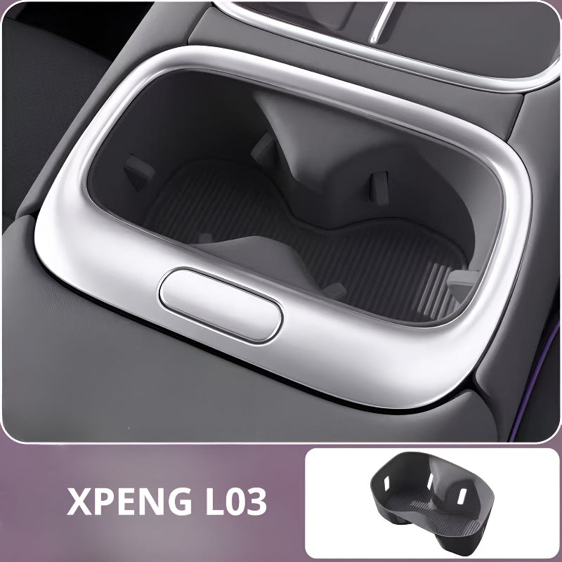 XPENG L03 Center Console Cup Holder Space Gray