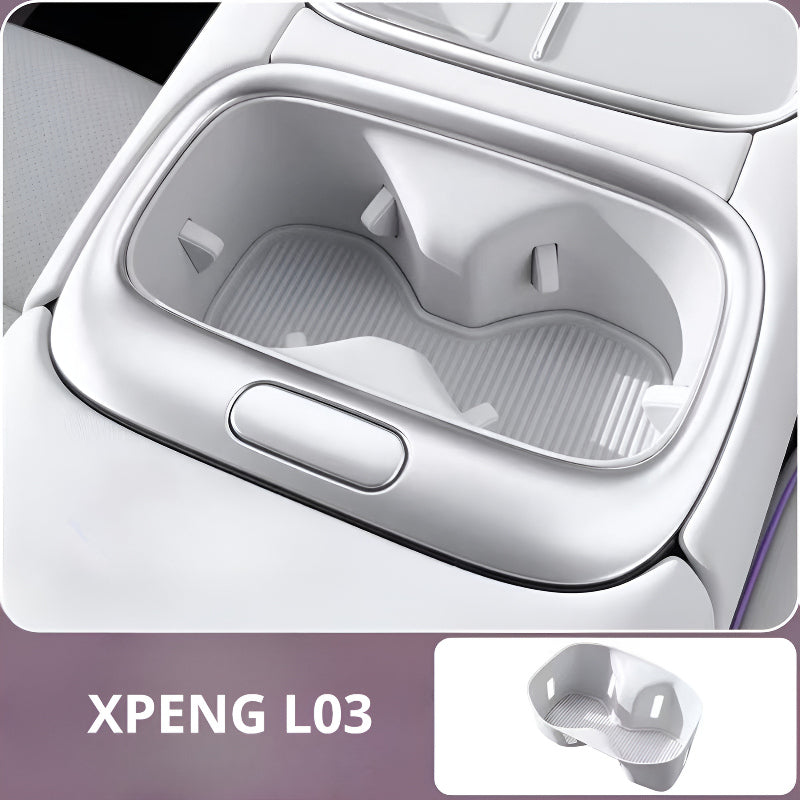 XPENG L03 Center Console Cup Holder Gray Dignity