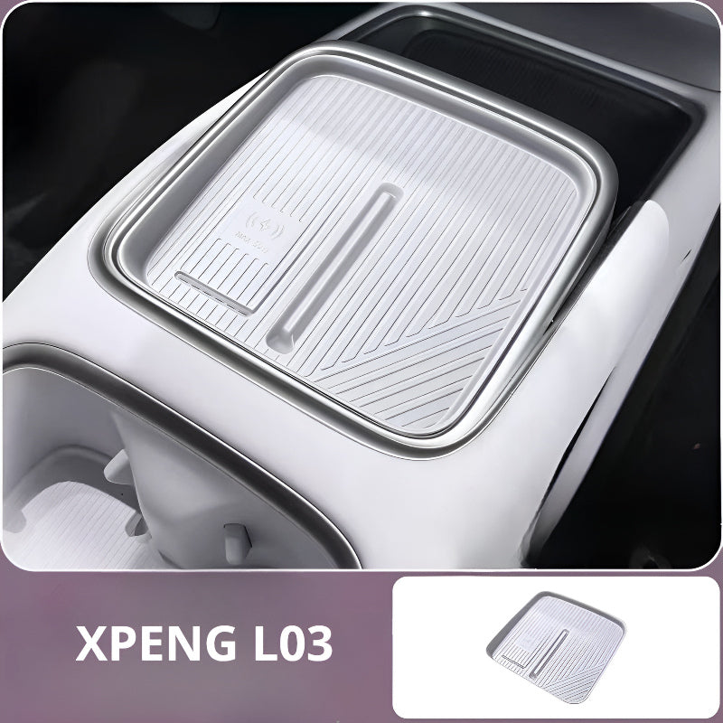 Wireless Charging Silicone Mat for Center Console Gray Dignity