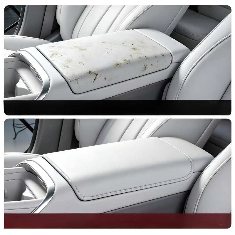 XPENG L03 Armrest Box Booster Pad Before and After Installation Comparison