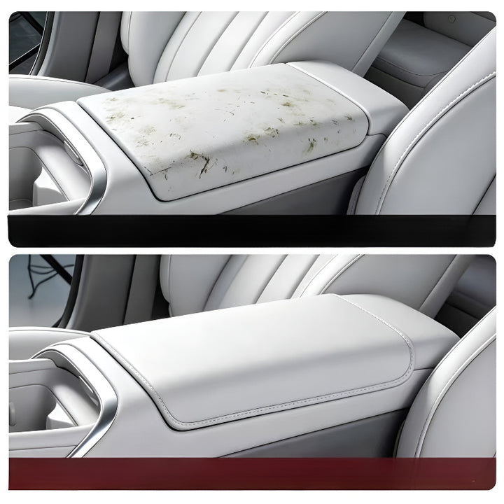 XPENG L03 Armrest Box Booster Pad Before and After Installation Comparison