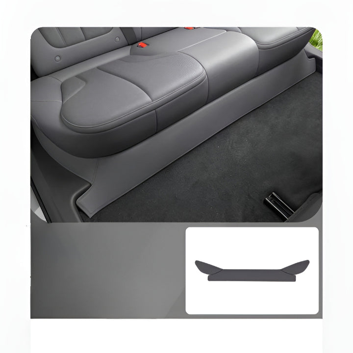 XPENG L03 Rear Under-Seat Anti-Kick Mats | Leather Custom Fit Space Gray