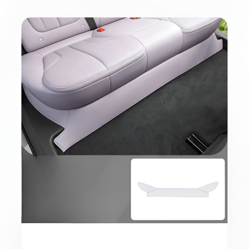 XPENG L03 Rear Under-Seat Anti-Kick Mats | Leather Custom Fit Gray Dignity