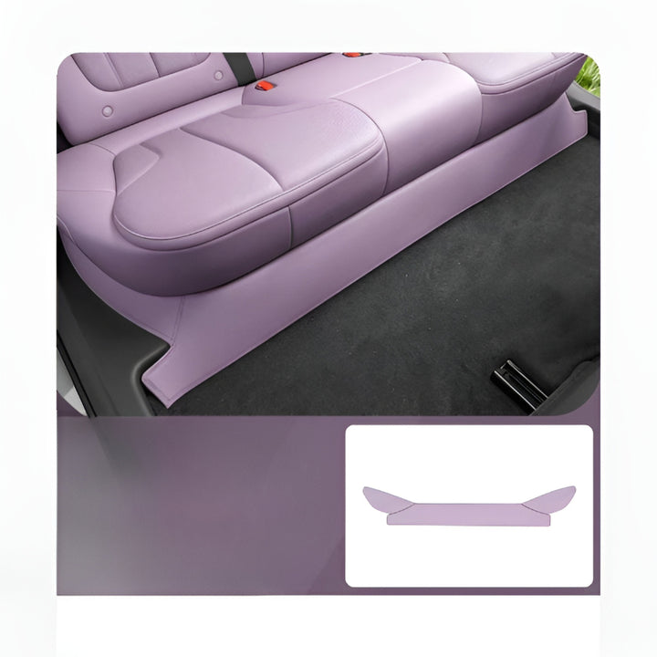 XPENG L03 Rear Under-Seat Anti-Kick Mats | Leather Custom Fit Viola Purple