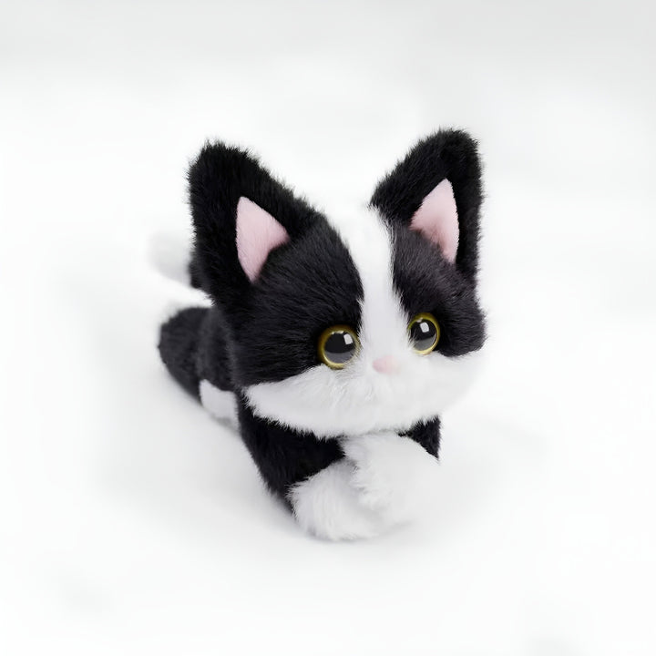 Magnetic In-Car Plush Toy for XPENG MONA L03 /GX Black-and-White Kitten