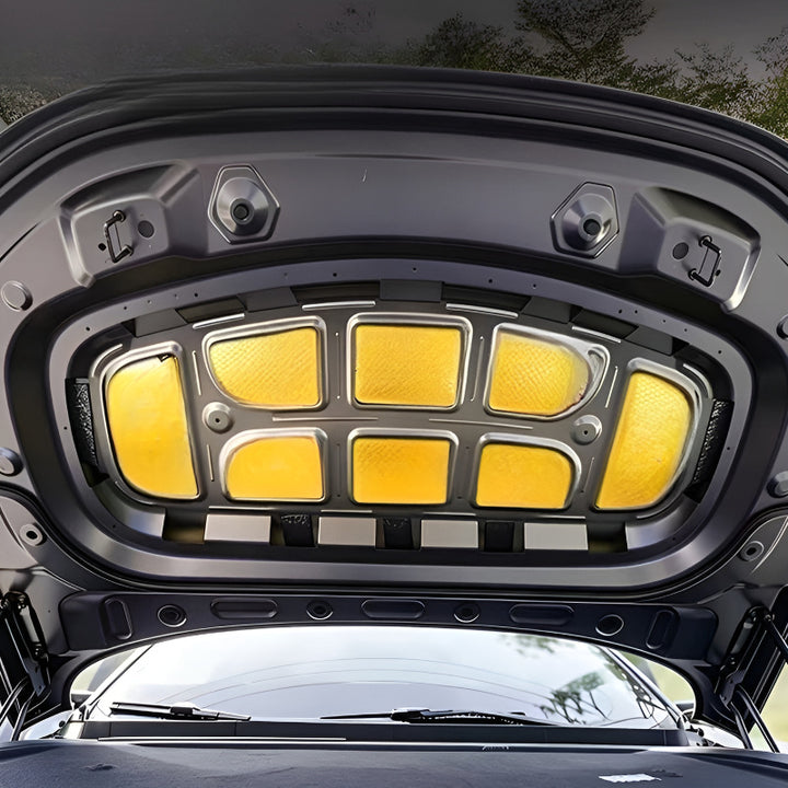 XPENG GX Front Hood Sound-Deadening Foam and Anti-Vibration Panel