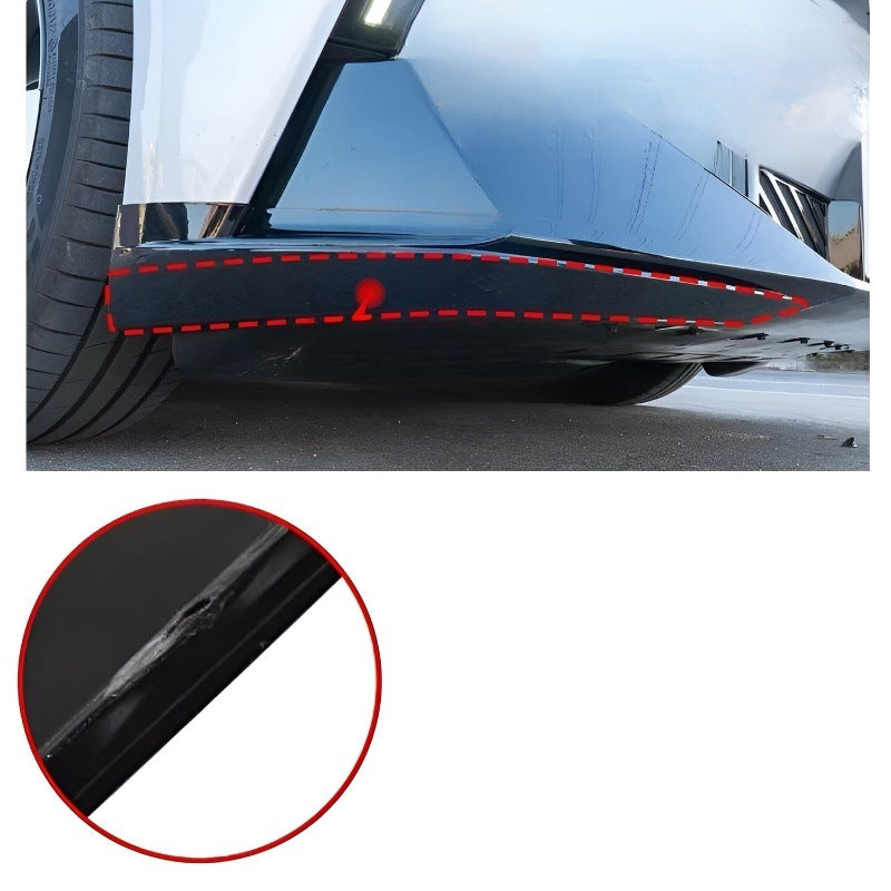 XPENG P7 （ 2025 ）Front Bumper Corner Guard (2-Pack) There is slight unevenness at the injection molding gate, but it does not affect the appearance.