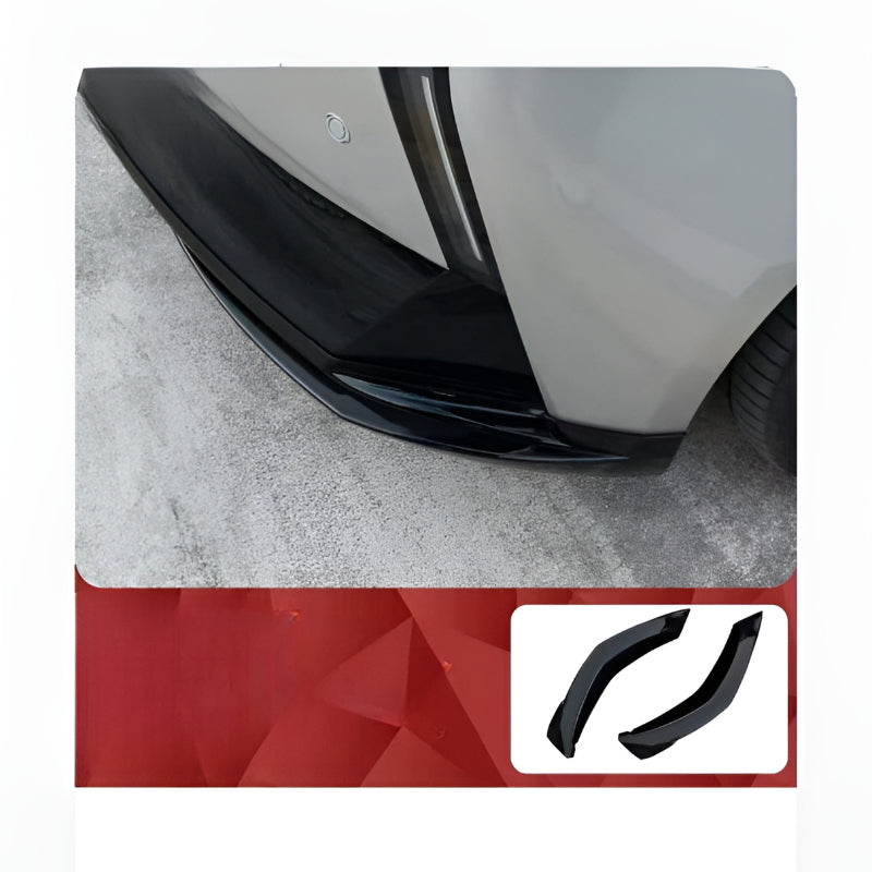 XPENG P7 （ 2025 ）Front Bumper Corner Guard (2-Pack) Glossy Black