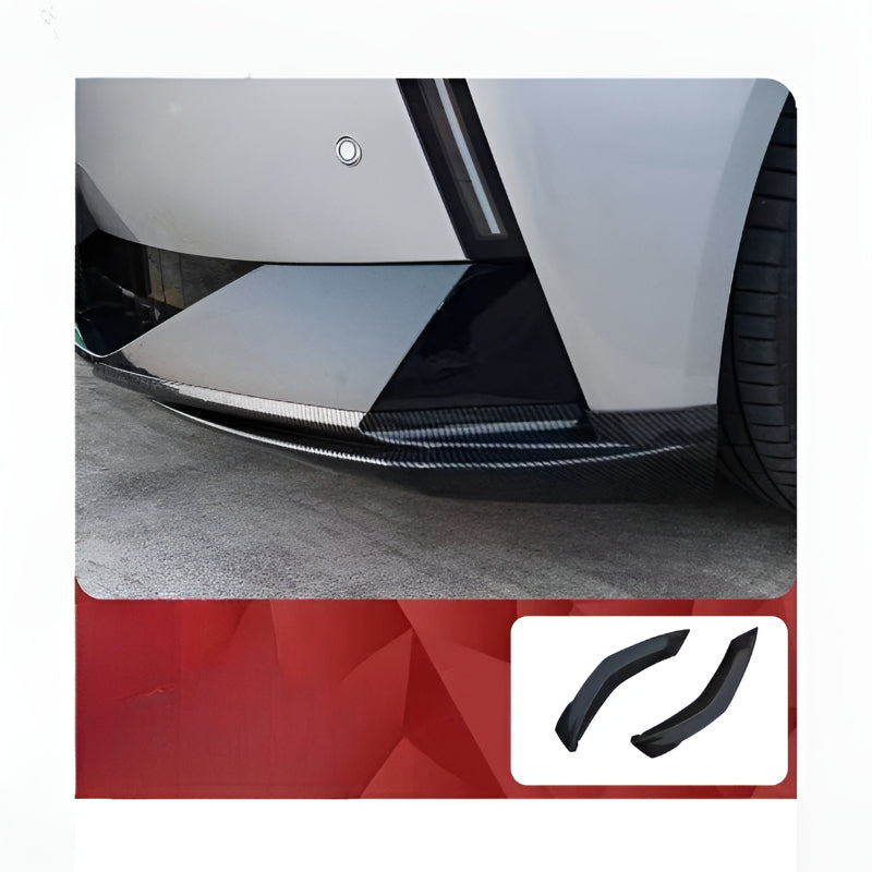 XPENG P7 （ 2025 ）Front Bumper Corner Guard (2-Pack) Carbon Fiber Edition