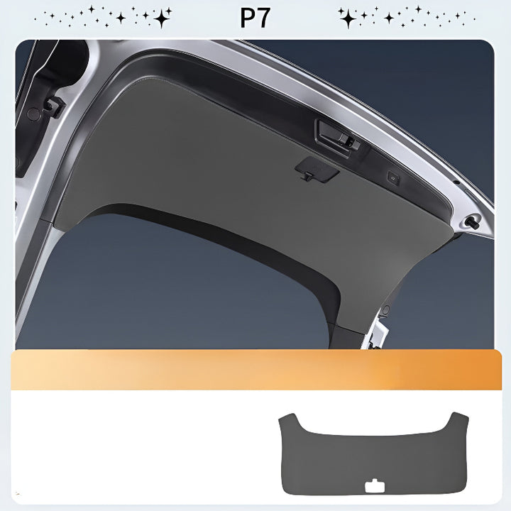 Rear Trunk Tailgate Mat for XPENG P7(2025) Deep Space Gray