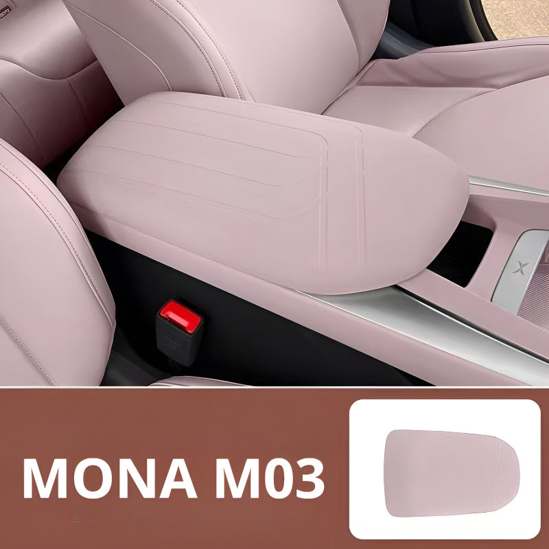 Armrest Box Protective Cover for XPENG MONA M03 24-25 Dawn Purple