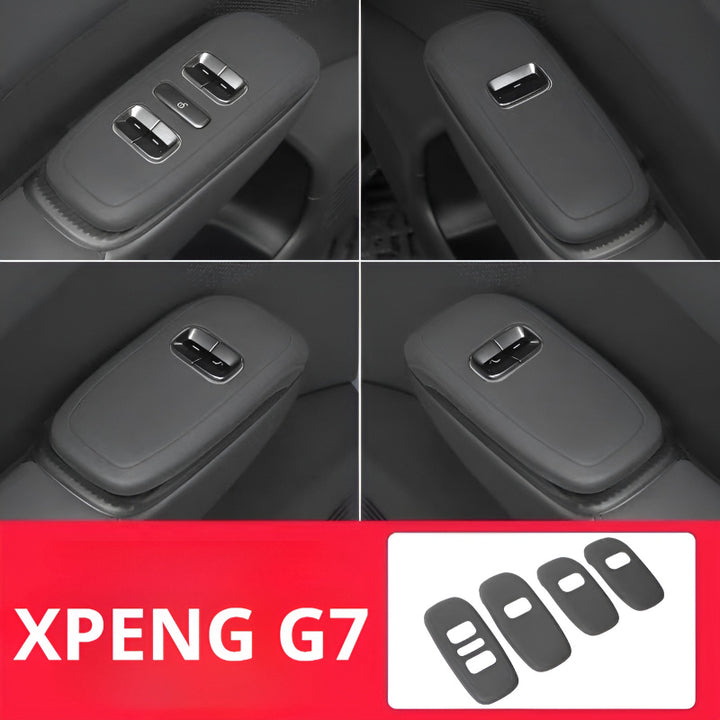 XPENG G7 Window Switch Panel Cover Trim (4 PCS) Deep Space Gray