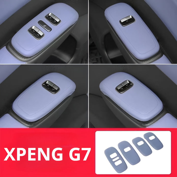 XPENG G7 Window Switch Panel Cover Trim (4 PCS) Mysterious Blue