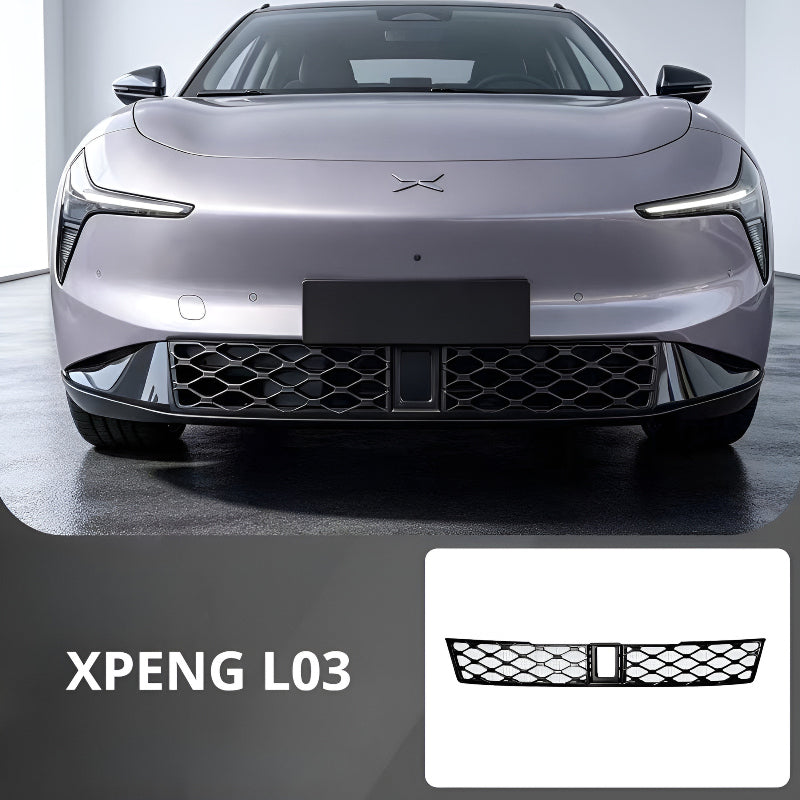 XPENG L03 Front Grille Mesh Inserts Glossy Black