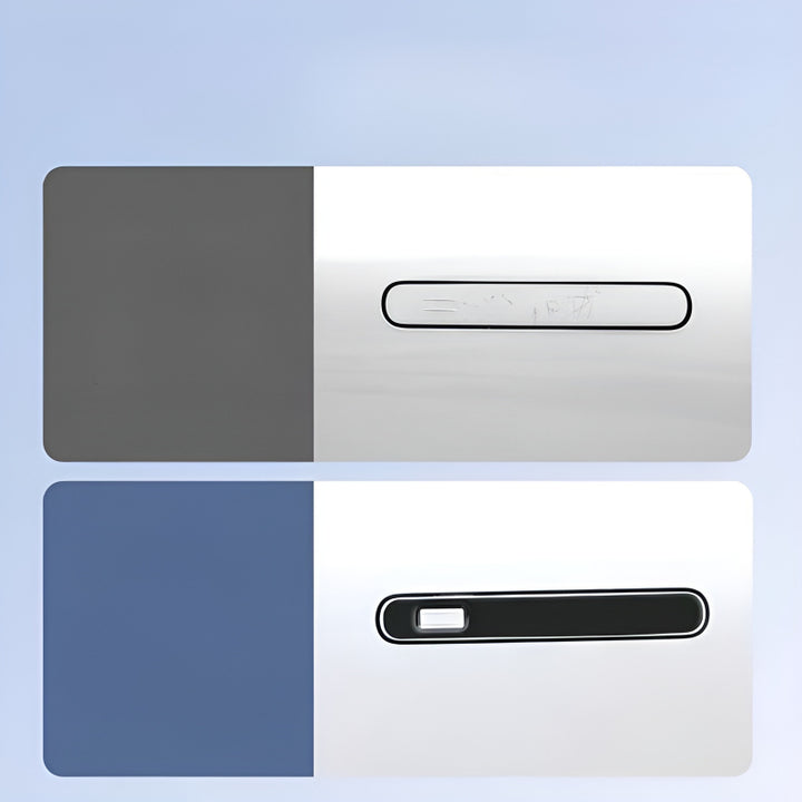 XPENG P7+ Door Handle Protective Sticker  Before and After Installation Comparison