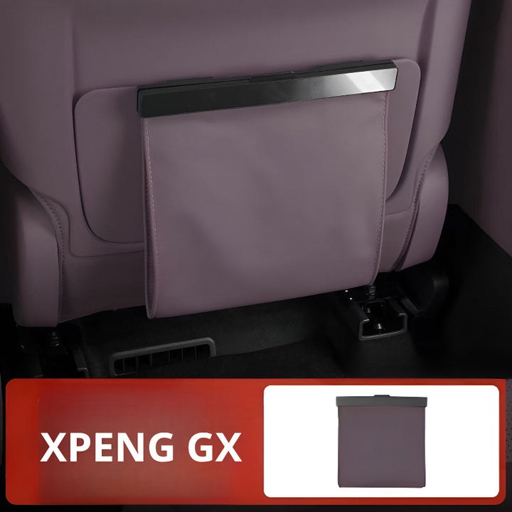 Foldable Car Trash Can for XPENG GX Purple Forest Mist