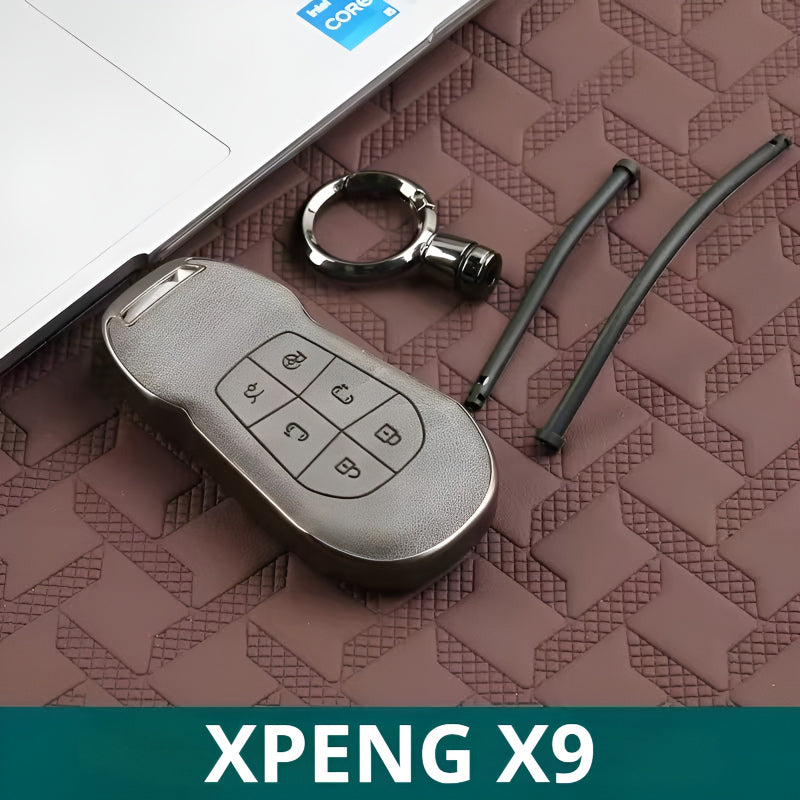 XPENG X9 (2025–2026) Key Case Maple Leaf Gray