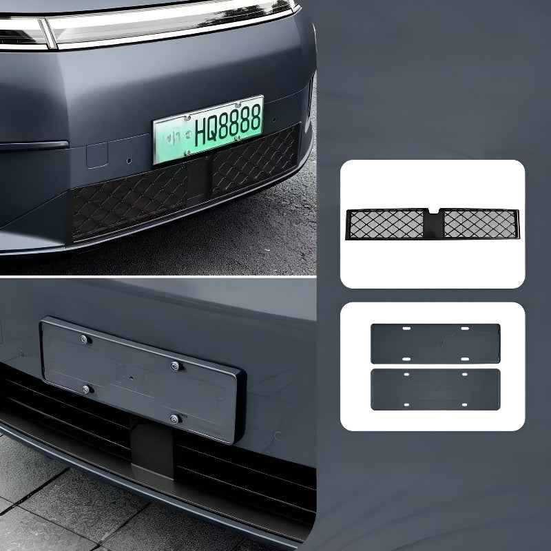 XPENG GX  Grille Proof Net and License Plate Frame (3-Piece Set)