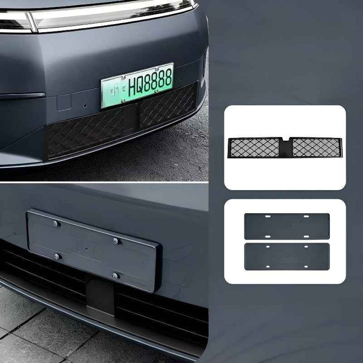 XPENG GX  Grille Proof Net and License Plate Frame (3-Piece Set)