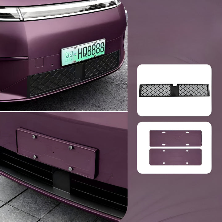 XPENG GX  Grille Proof Net and License Plate Frame (3-Piece Set)