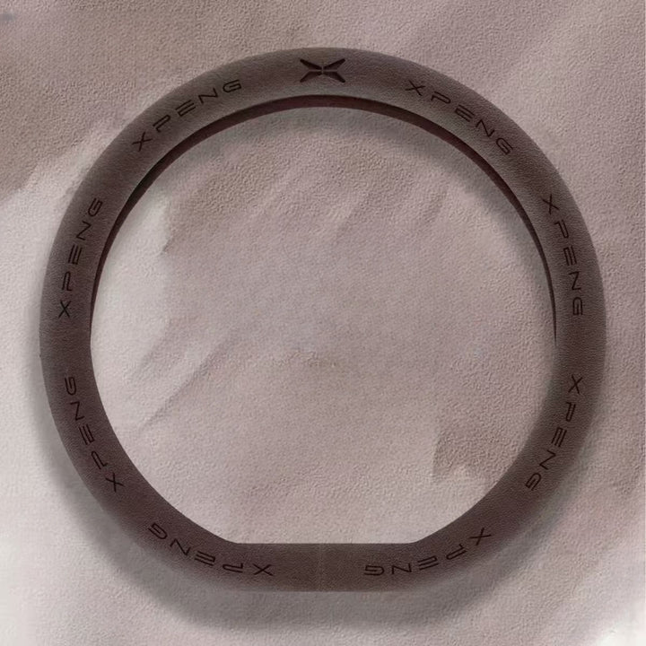Suede Steering Wheel Cover for XPENG Type D