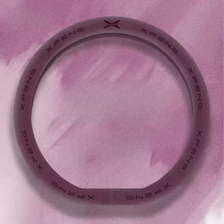Suede Steering Wheel Cover for XPENG Type D