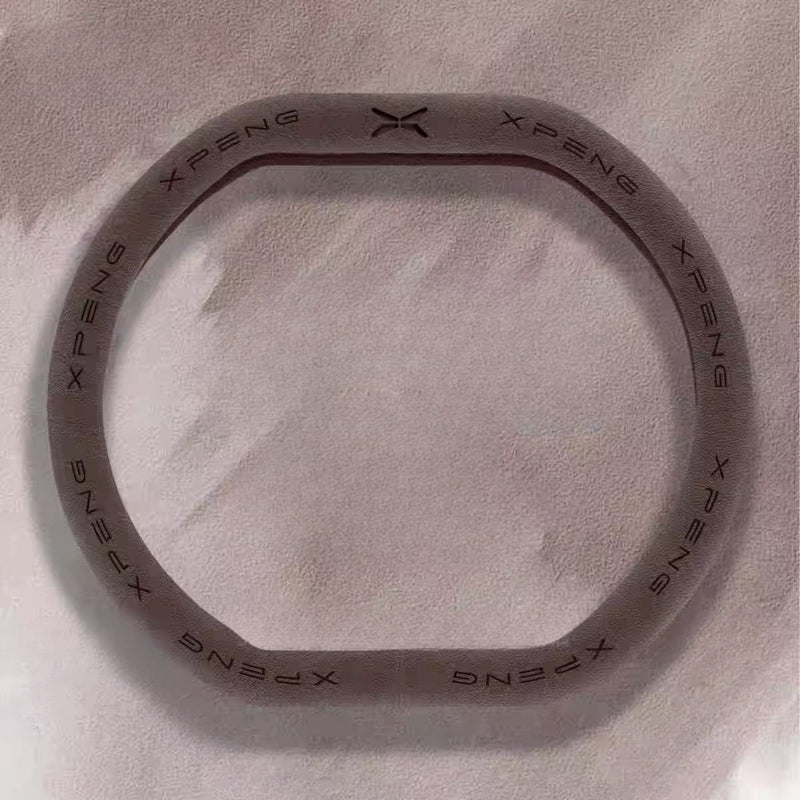 Suede Steering Wheel Cover for XPENG Double-D Type