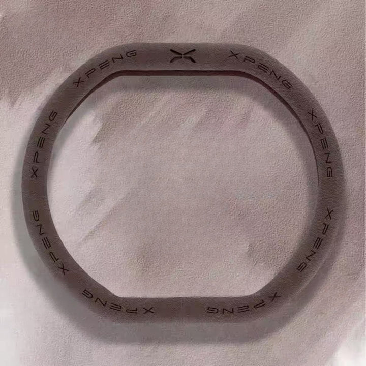 Suede Steering Wheel Cover for XPENG Double-D Type