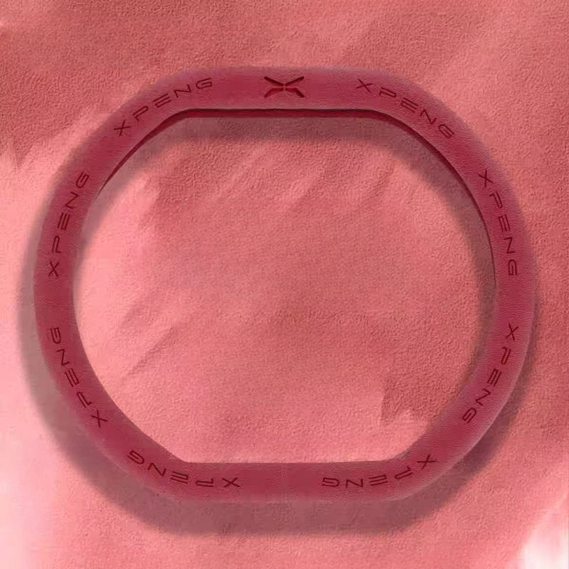 Suede Steering Wheel Cover for XPENG Double-D Type