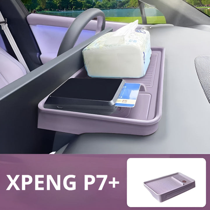 XPENG P7+ Behind-the-Screen Organizer