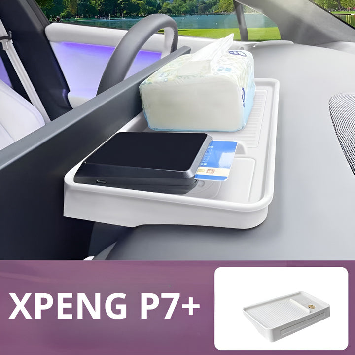 XPENG P7+ Behind-the-Screen Organizer