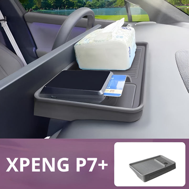 XPENG P7+ Behind-the-Screen Organizer