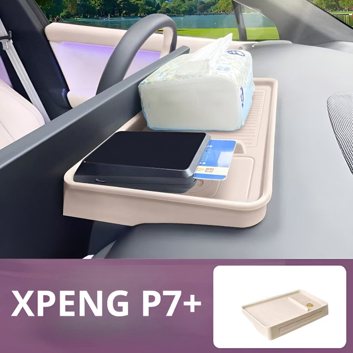 XPENG P7+ Behind-the-Screen Organizer